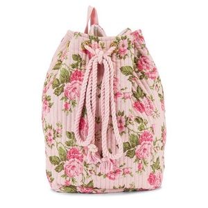 LoveShackFancy Kiwi Drawstring Backpack